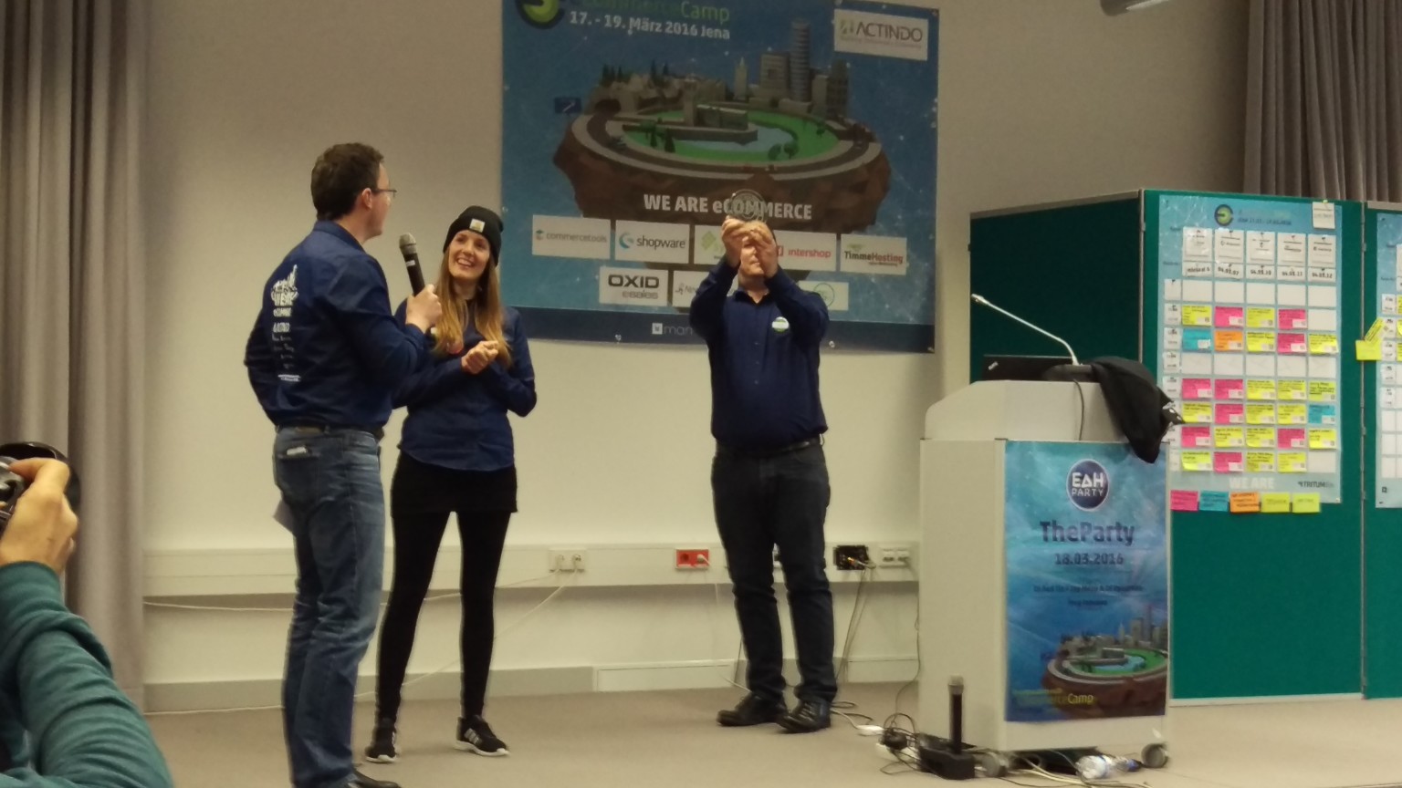 Preisverleihung eccj16 eCommerce Camp Jena