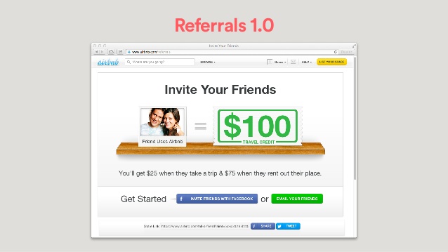 Referral Kampagne AirBnB Photo by referral candy