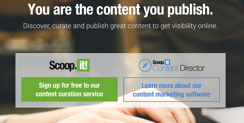 Scoop it Screenshot Content Curate IronShark KMU