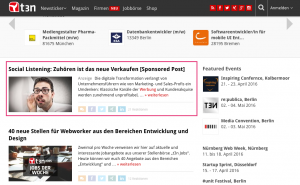 t3n Sponsored Artikel Beispiel für Gesponserte Beiträge Kennzeichnungspflicht Werbung