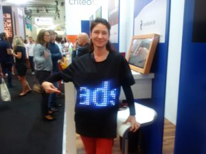IronShark mit LED Shirt auf der DMEXCO Foto