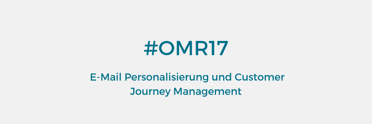 Wir bei der #omr17