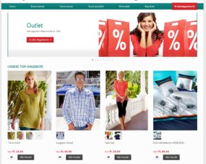 Screenshot des neuen Designs auf ronja.ch