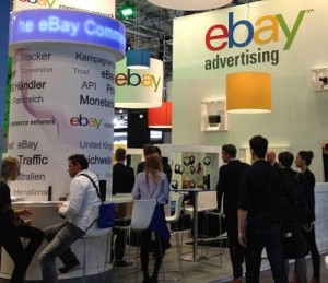Der gut besuchte Stand von Ebay.