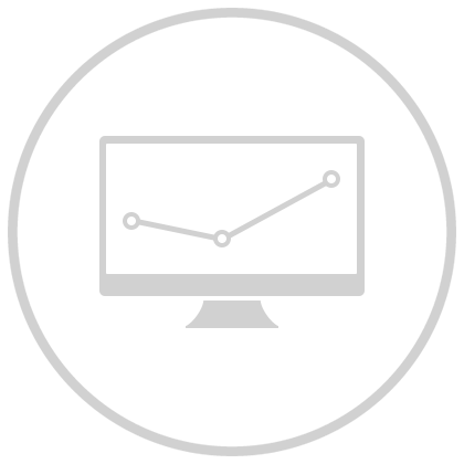 Icon eines Graphen auf einem Desktop