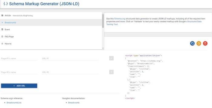 Strukturierte Daten mit dem Tool von Technicalseo generieren