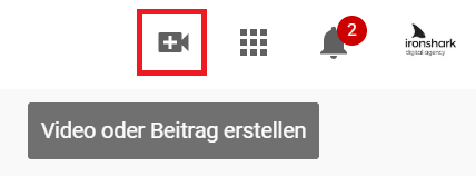 YouTube Video einstellen