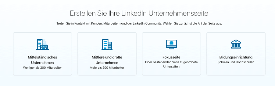 LinkedIn Firmenprofil anlegen