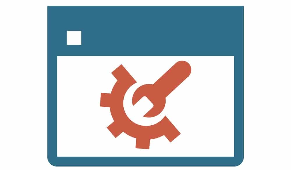 Webseite mit Bearbeitungssymbol