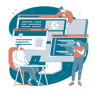 Abstrakte Grafik Shopware Agentur