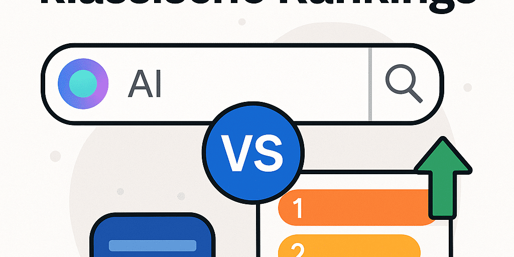 KI Suche und klassisches Ranking im Vergleich