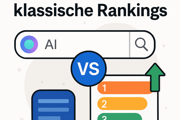 KI Suche und klassisches Ranking im Vergleich